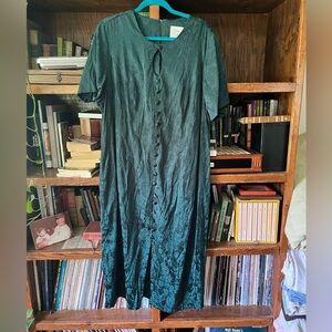 Vintage Emerald  Green Dress